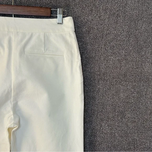 Derek Lam 10 Crosby Bianca Split Ankle Crop Pants Off White Size6 - Picture 13 of 15